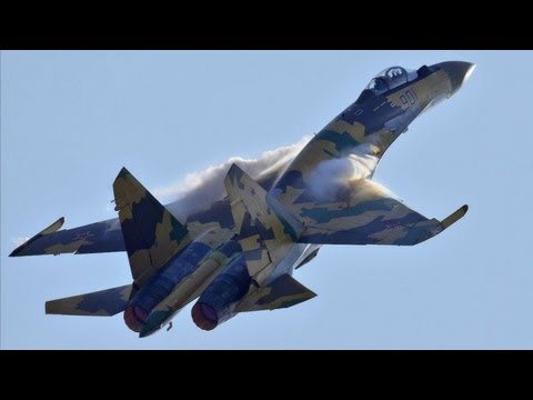 «Это не самолет, это просто НЛО» - Российский истребитель Су-35 потряс Ле Бурже!