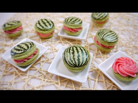 Watermelon Macaron 🍉 スイカマカロン