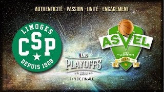 Limoges CSP - ASVEL - Playoffs - Rsum