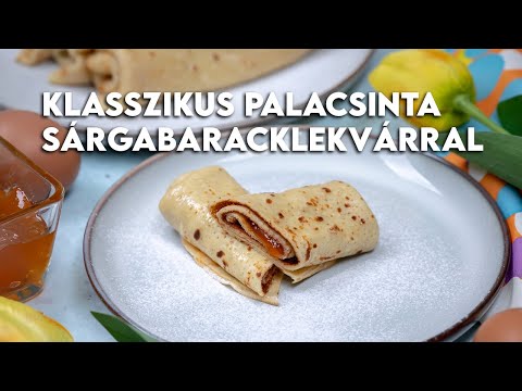 Klasszikus palacsinta sárgabaracklekvárral | Mindmegette.hu
