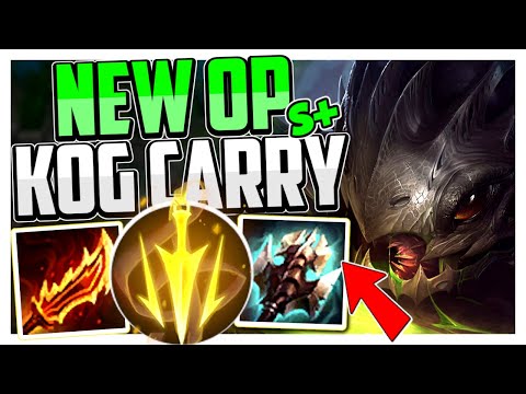 THIS KOG'MAW BUILD TURNED HIM INTO THE #1 ADC 👌 (MOST DAMAGE DEALT/TAKEN BUILD🔥) - League of Legends
