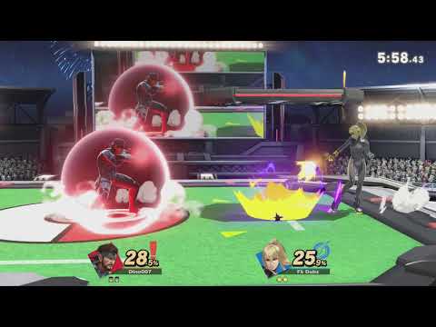 SSBU: Dino (Snake) vs Marlin (Zamus) 1