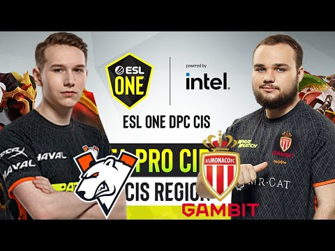 🔴DOTA 2[RU] Virtus.Pro vs AS Monaco Gambit [Bo3] ESL One DPC 2021 CIS S2, Upper Division, Table