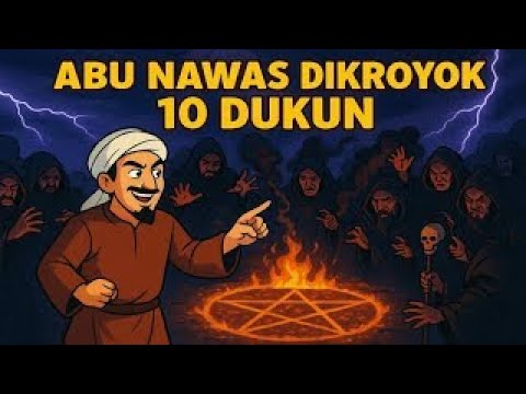BUTUH 10 DUKUN SAKTI UNTUK MENGALAHKAN SEORANG ABU NAWAS!!  KISAH LUCU ABU NAWAS