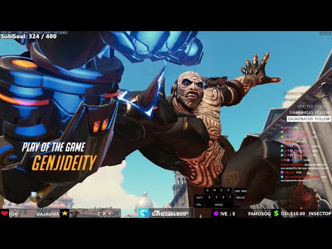 POTG! GetQuakedOn INSANE Doomfist Onetrick Overwatch Season 29 Top 500