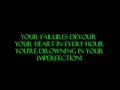 Skillet- Imperfection Lyrics (HD) 
