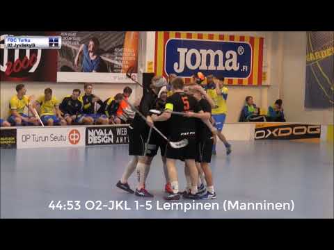 FBC Turku - O2-Jyväskylä -ottelun maalikooste