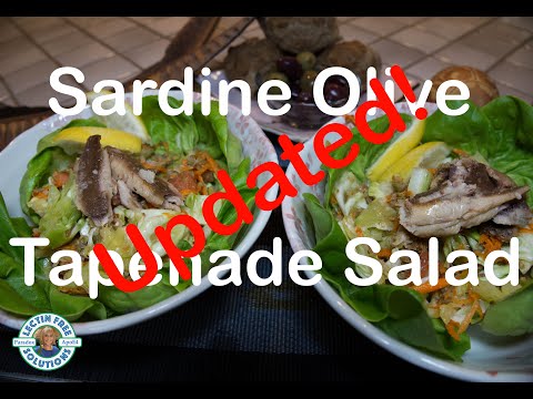 Updated Sardine Olive Tapenade Salad
