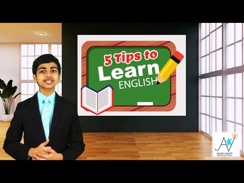 5 SIMPLE TIPS to LEARN ENGLISH EFFICIENTLY | Akash Vukoti