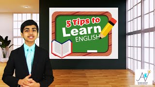 5 SIMPLE TIPS to LEARN ENGLISH EFFICIENTLY | Akash Vukoti