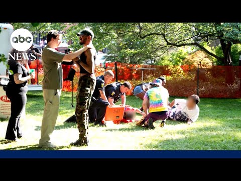 Manhunt after mass shooting at Ohio festival