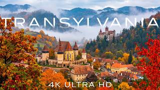 Autumn in Transylvania, Romania 4K UHD🍁 Carpathian Mountains, Golden Forests, Bran Castle