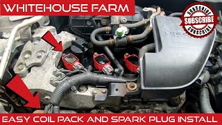 Nissan Rogue Coil Pack And Spark Plug Replacement DIY