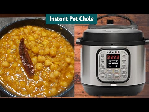 Instant Pot Chole Recipe | How to Make Chole in Instant Pot | Instant Pot Chana Masala | instant pot