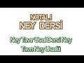 Ney Tavır Usul Dersi Ney Tavrı Ney Usulü