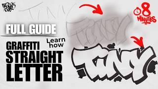 Graffiti Straight Letters Made EASY: Learn How To Create Your First In 8 Minutes