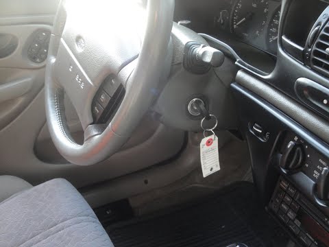 Ford Contour Stuck Ignition Key, Ignition Lock Removal