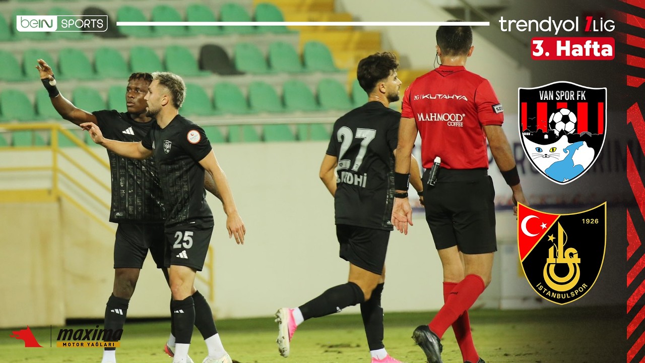 Vanspor - İstanbulspor | Match HIGHLIGHTS Week 3 | Trendyol 1. Lig - 2026/27
