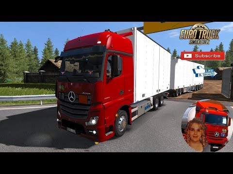 Euro Truck Simulator 2 (1.35) Mercedes Actros MP4 edit v1.3 by Alex[1.35] + DLC's & Mods