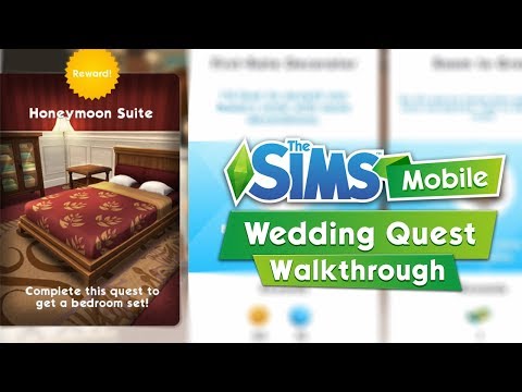 The Sims Mobile: The Wedding Quest Walkthrough / Honeymoon Suite Overview