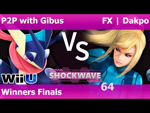 SW 64 Smash 4 - P2P with Gibus (Greninja) vs FX | Dakpo (ZSS) - Winners Finals