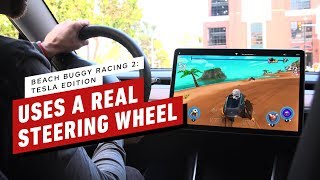 New Tesla Racing Game Uses Real Car&#39;s Steering Wheel and Pedals