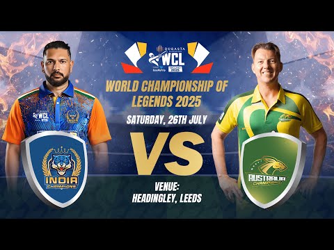 Ind vs Aus WCL S2 2025: Dhawan’s 91* & Pathan's 52* in Vain! Aus Chase 204 in Thriller! Highlights