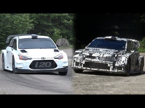 WRC 2017 VW Polo Vs. Hyundai i20 [HD] Devillersvideo