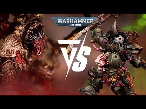 World Eaters Vs Death Guard: 2000pts Warhammer 40K Battle Report