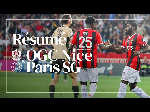 OGC Olympique Gymnaste Club De Nice 1-2 FC PSG Paris Saint Germain
