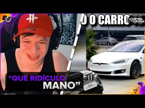 ARUAN REAGE: MOTIVOS PRA TER UM CARRO ELÉTRICO (ZUEIRA INSANA) - Cortes do Aruan