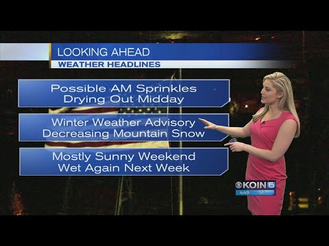 4:30am Friday Morning Forecast KOIN 6 News January 12, 2018