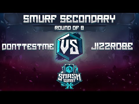 DontTestMe vs Jizzrobe - Smurf Secondary: Round of 8 - Smash Summit 10 | Roy vs Captain Falcon