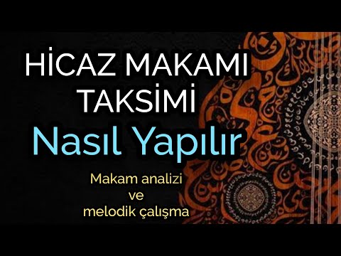 UD DERSİ 46 | Hicaz Taksimi Nasıl Yapılır? | #uddersi #udtaksimi #hicaz #hicazmakamı #hicaztaksimi
