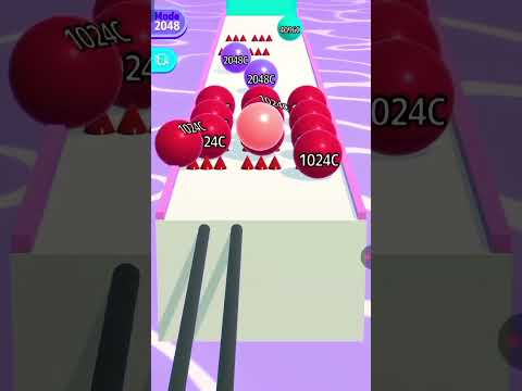 Ball Run 2048 - Gameplay Walkthrough Part 703C Infinity Mode New Best Record 4096AN (iOS, Android)