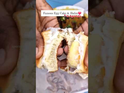 Agartala's first Street Stall😱Halim & Egg Cake😍🫶🏼