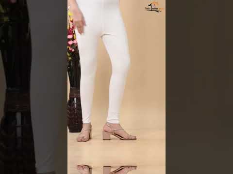 Cotton Lycra Plain Designer Party Wear Neon Green Legging, Size: Large at  Rs 299 in Surat