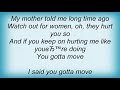 Sam Cooke - You Gotta Move Lyrics