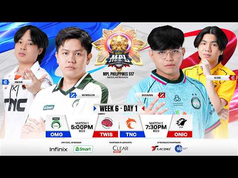 🔴 LIVE | MPL PH S17 | FILIPINO - Week 6 Day 1