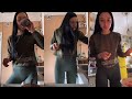 Cute Girl In Leggings Tiktok Live Streaming