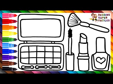 Dessiner et Colorier du Maquillage 💅💄💋👁️🖌️🌈 Dessins Pour Enfants