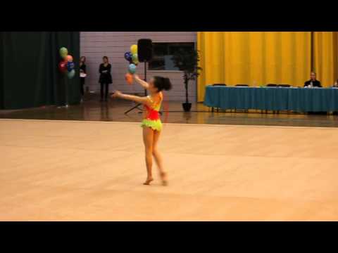 Elizabeth Savchenko. RG. Rope. Quebec Championships, 12.04.2014