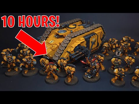Paint your Space Marine army in 10 hours