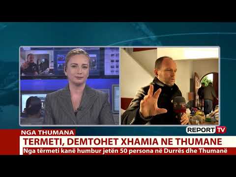 Tërmetit nuk i shpëton as xhamia e Thumanës, besimtarët falën në oborr VIDEO