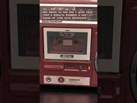 Unlocking Bluetooth Magic 🔓 | Roberts RSR 100 Stereo Recorder Upgrade Journey! Stay Tuned for more🎶