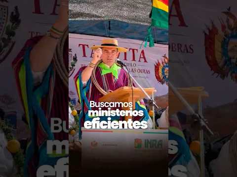 No quiero gastar dinero en salarios, quiero poner los recursos en las obras. #Tarvita #Chuquisaca