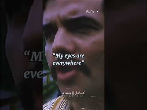 Pablo Escobar "One Day, I'm Going To Be The President Of The Republic Of Columbia.." 😎✨