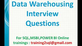 Msbi Interview Questions And Answers Pdfs