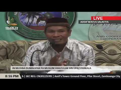 In Musiba Dumagpak pa Muslim Hikatulak sin Upat Parkala lecture by pah Sheikh Junaid Musa (Tausug)01