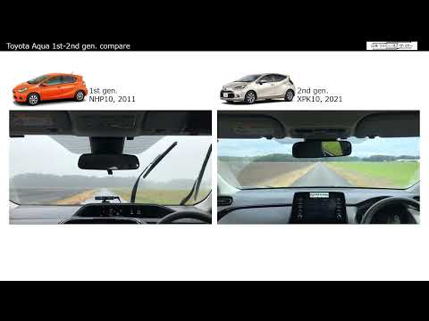 Thumbnail for Toyota Aqua 1st-2nd gen. compare, inside view #shorts by Toyota, SEAT, Toyota Aqua